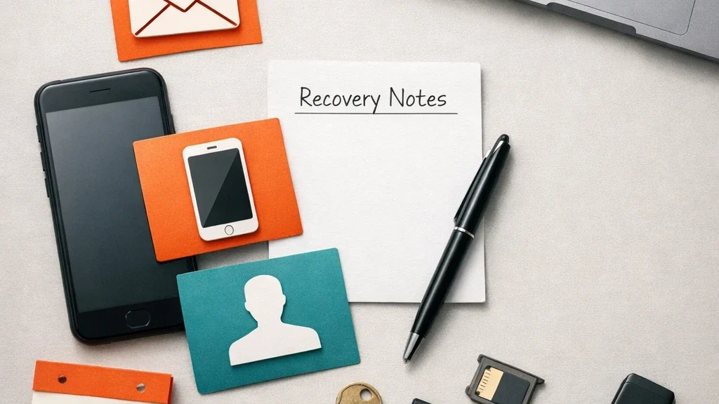 Account recovery details: what to set up first